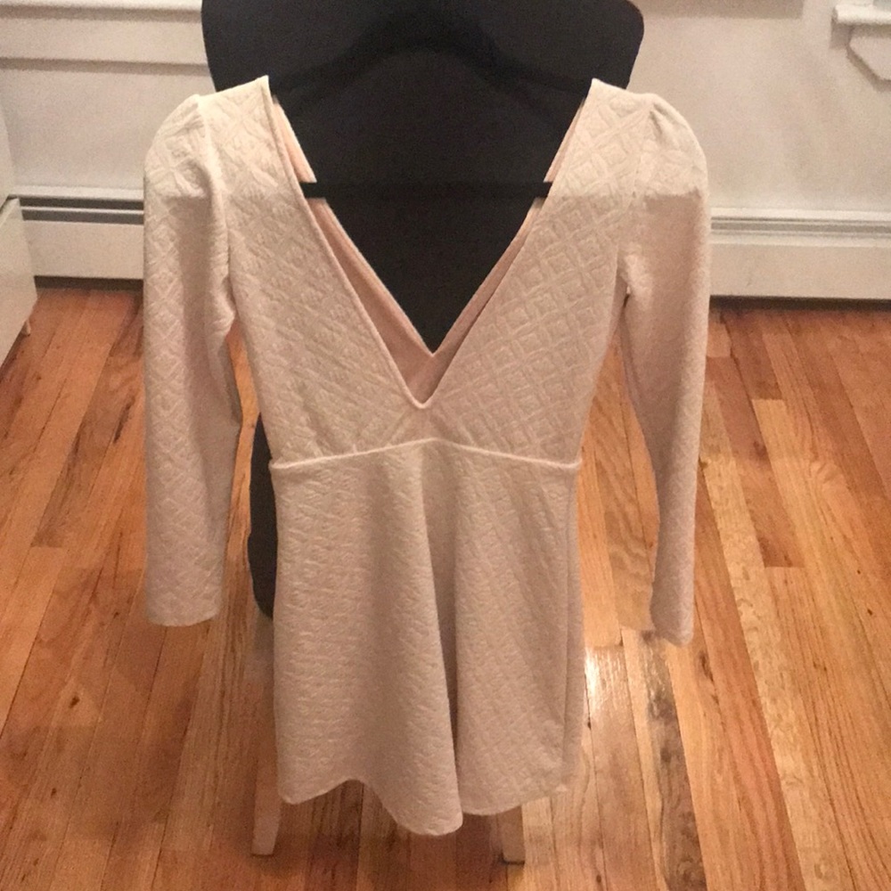Deep V Dress - Picture 2 of 3